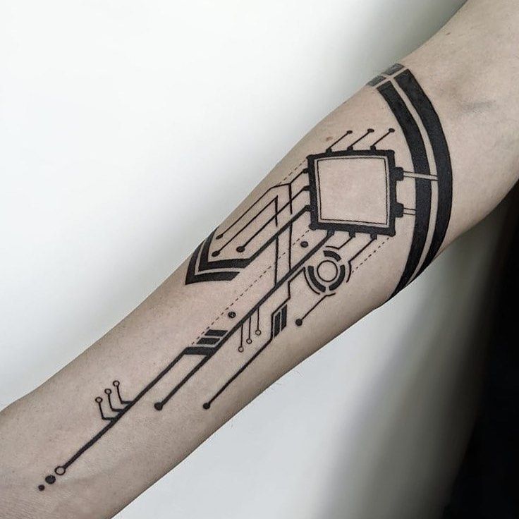 cyberpunk tattoo