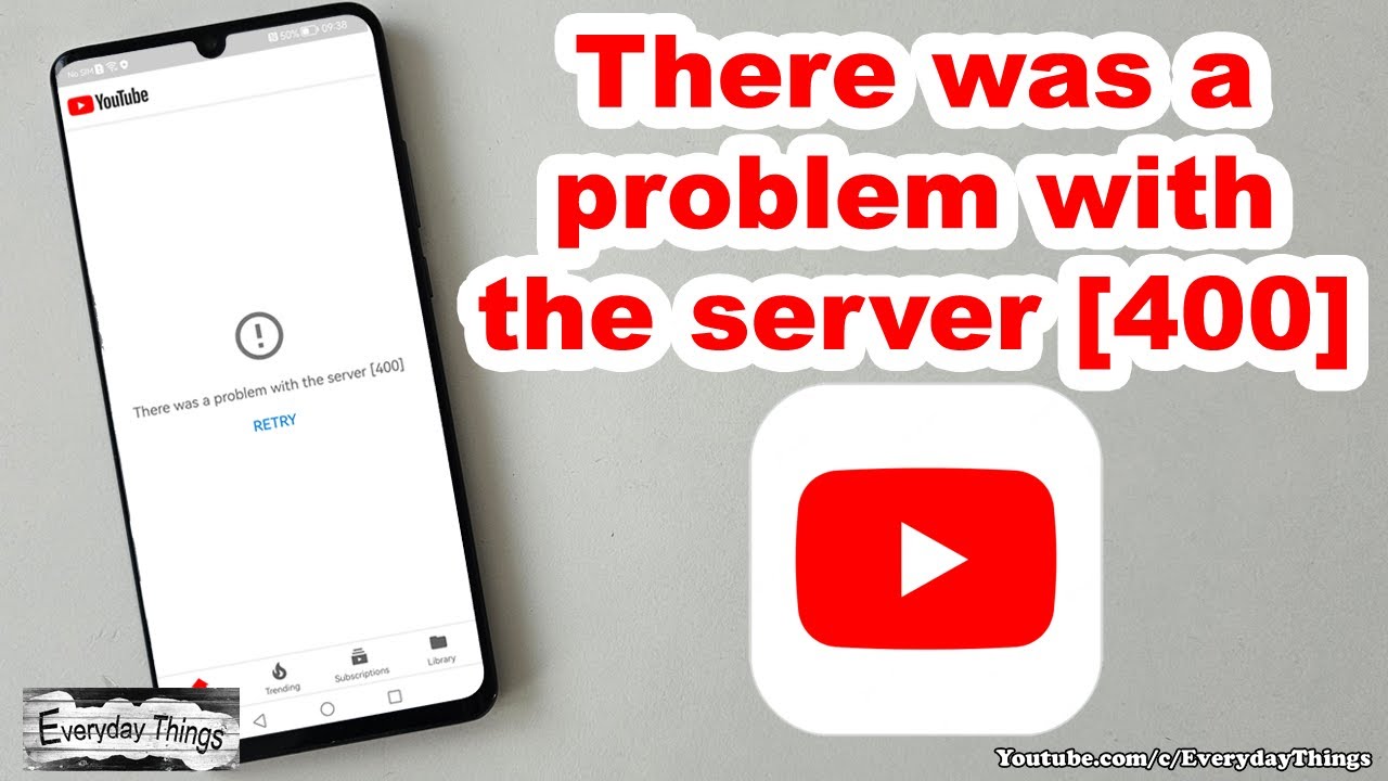 youtube server problem