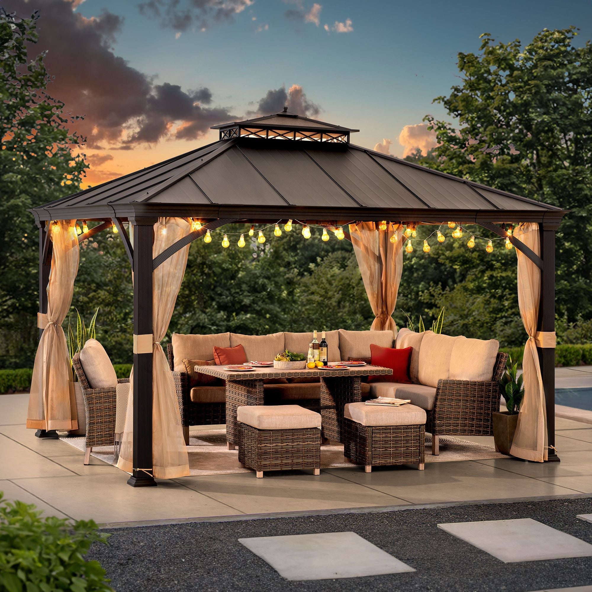 sunjoy gazebo 11x13