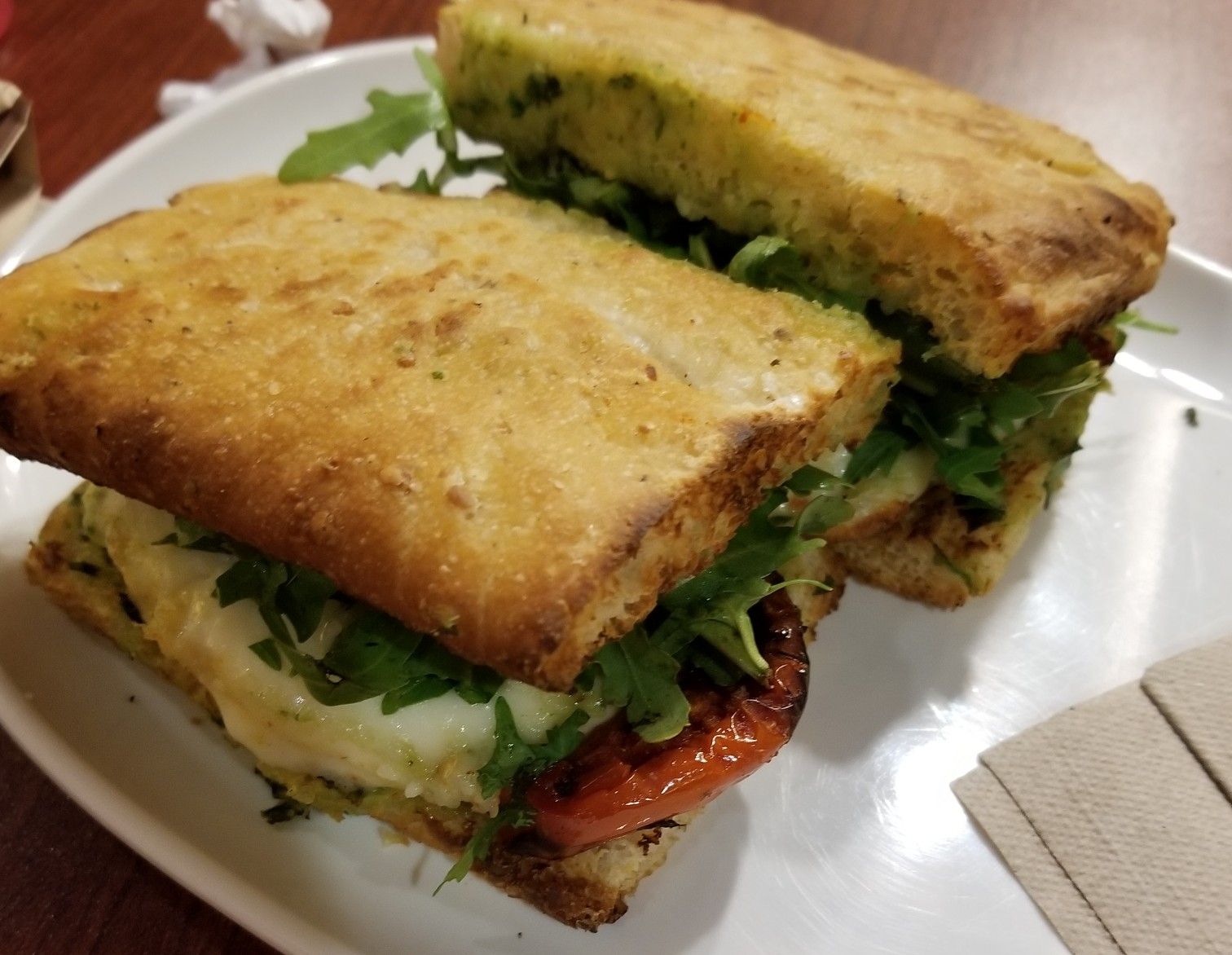 modern caprese sandwich panera