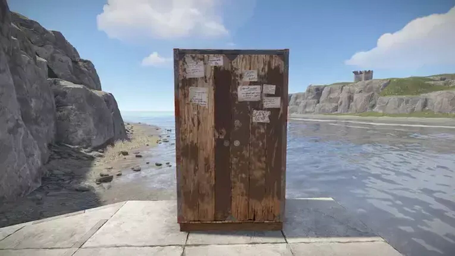 rust tool cabinet