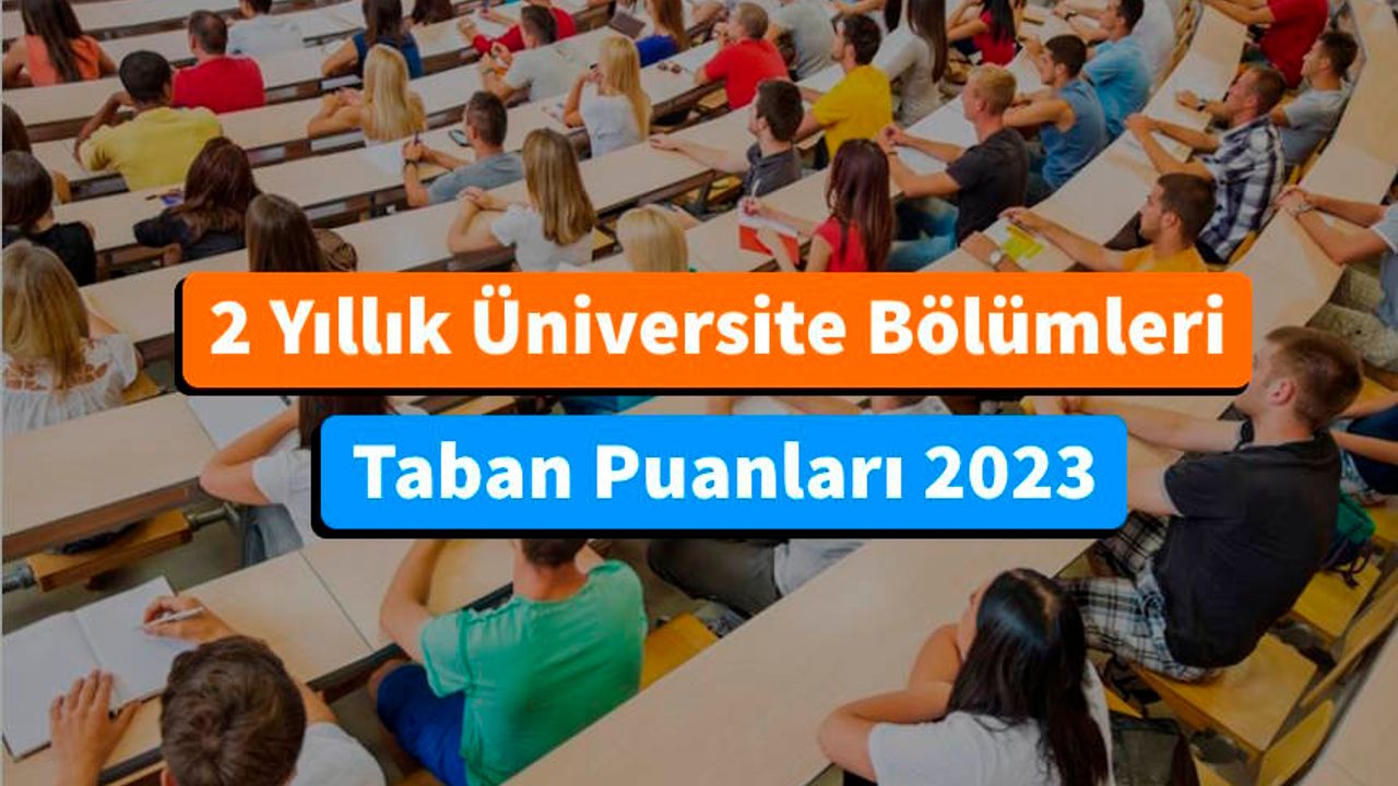 2 yıllık anestezi taban puanları 2023