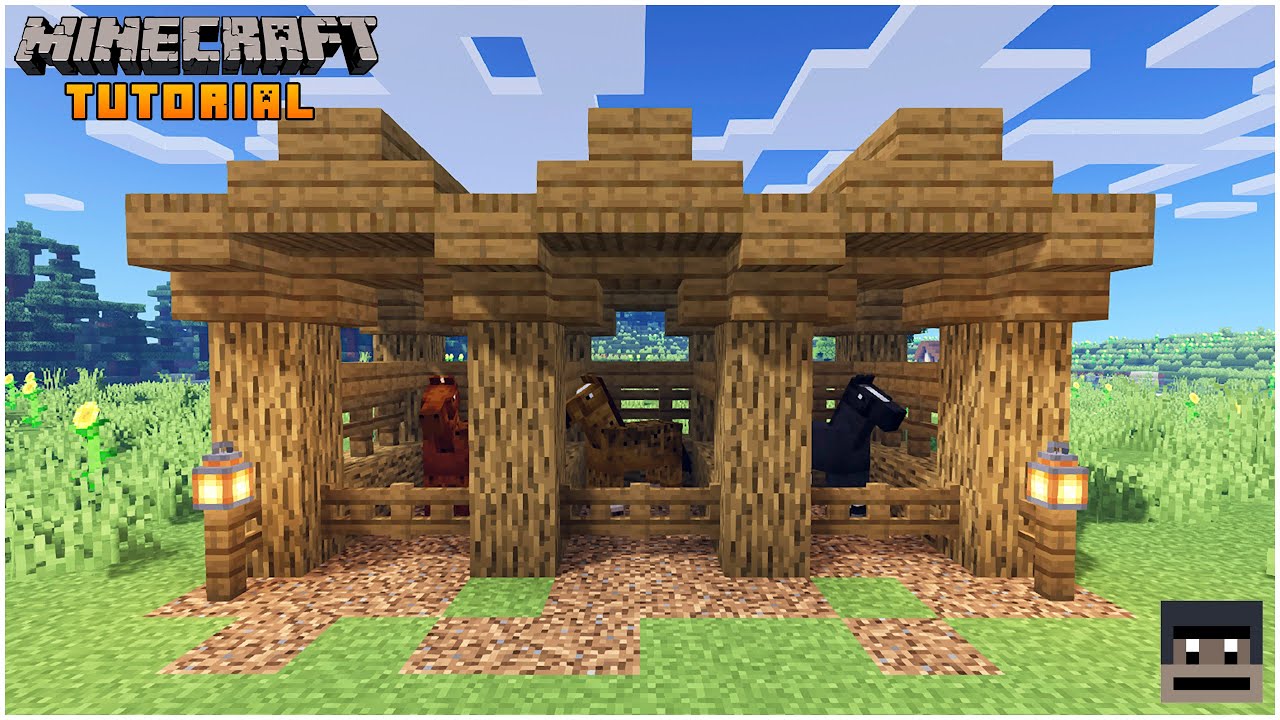 minecraft small horse stable