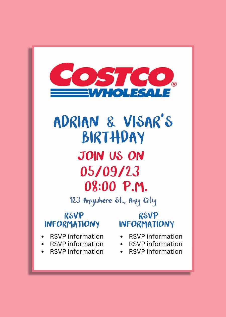 costco invitations