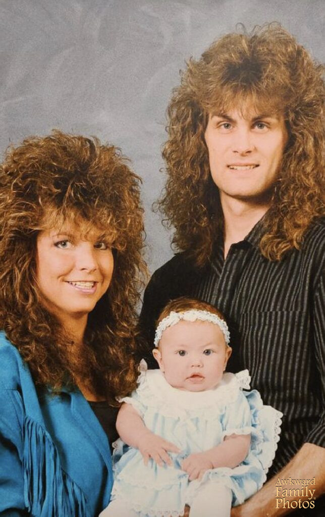 80s awkward family photos