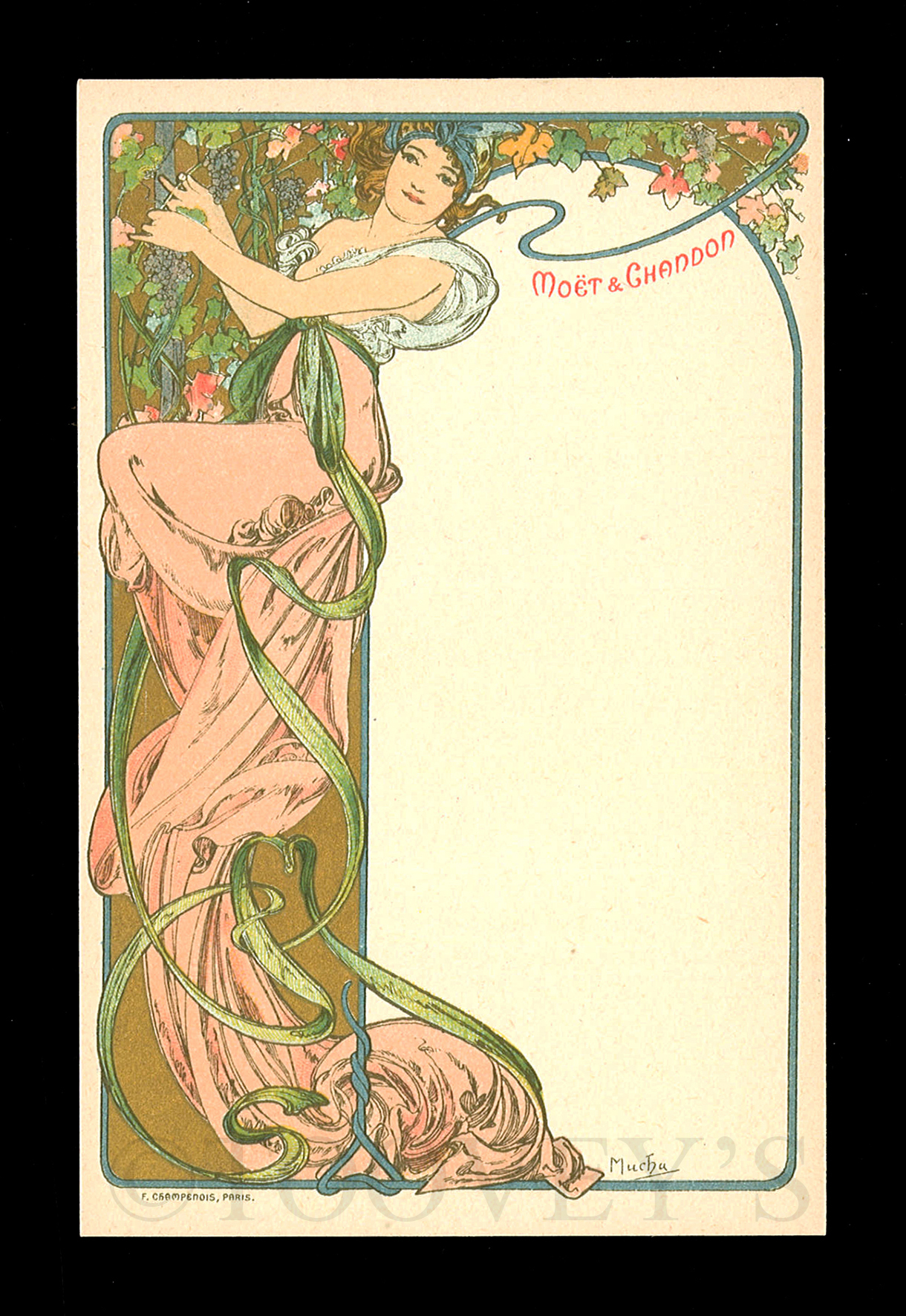 mucha postcards