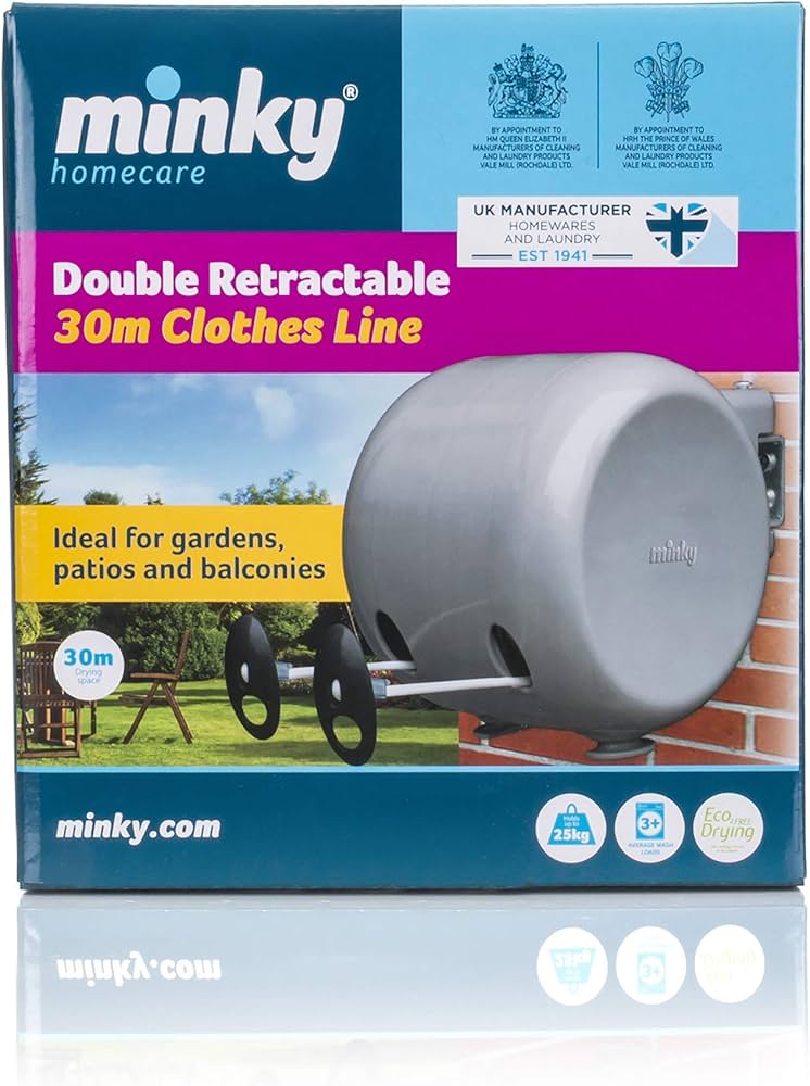 double retractable clothesline