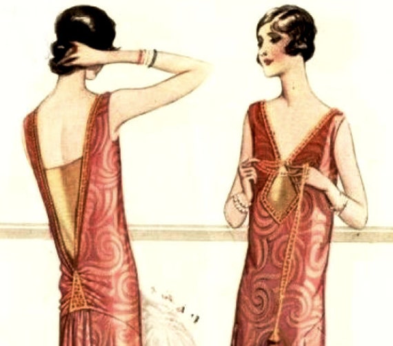 1920s dress sewing pattern