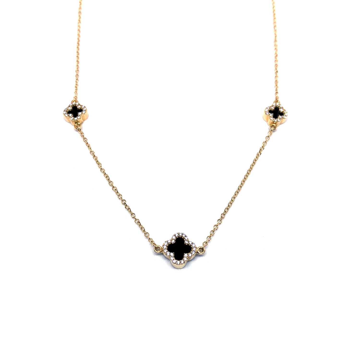 van cleef triple necklace