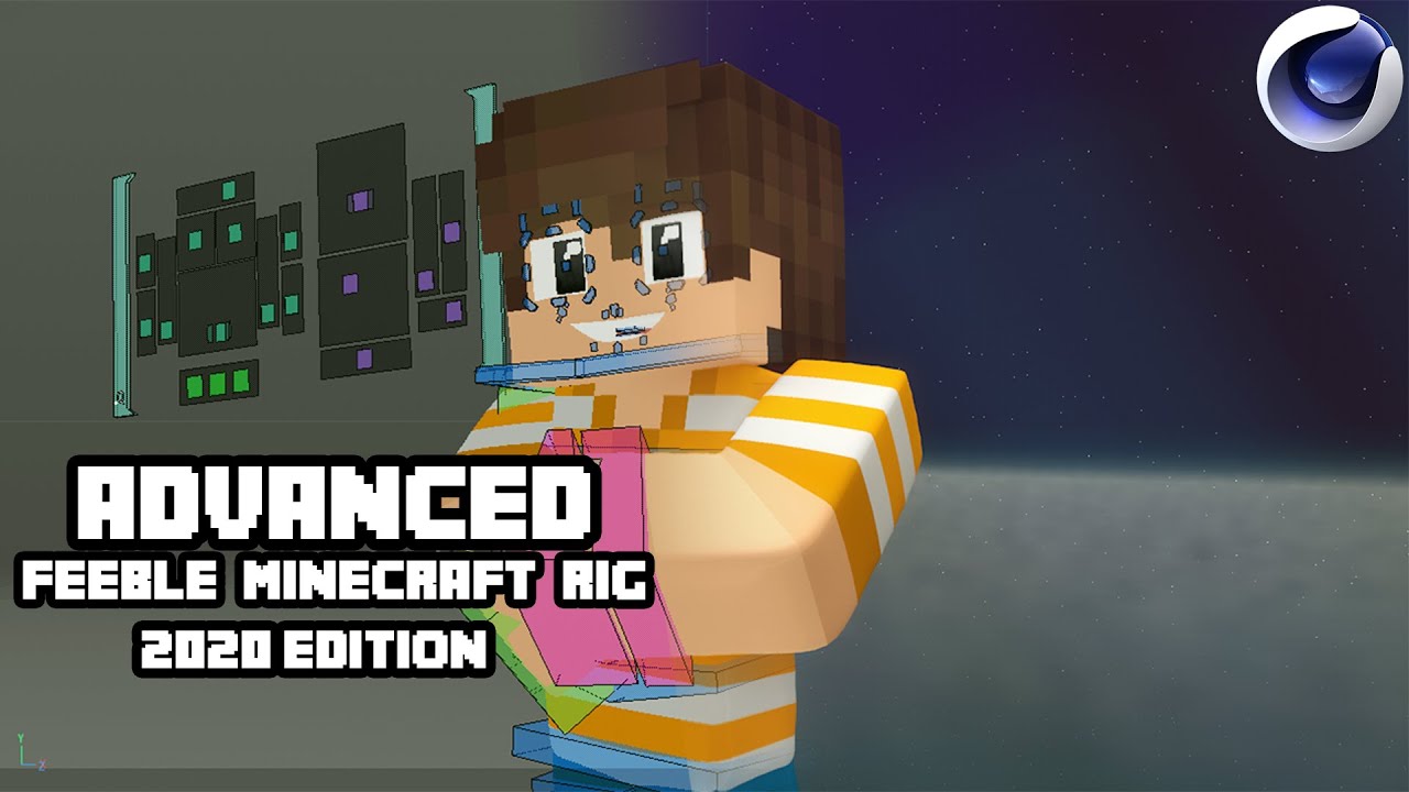 rig c4d minecraft