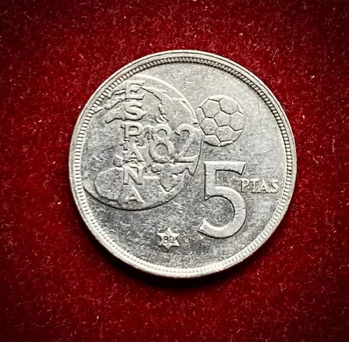moneda de 5 pesetas de 1980