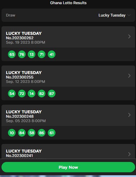 lotto tuesday