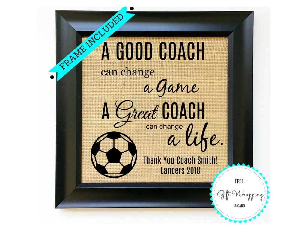ideas for soccer coach gifts