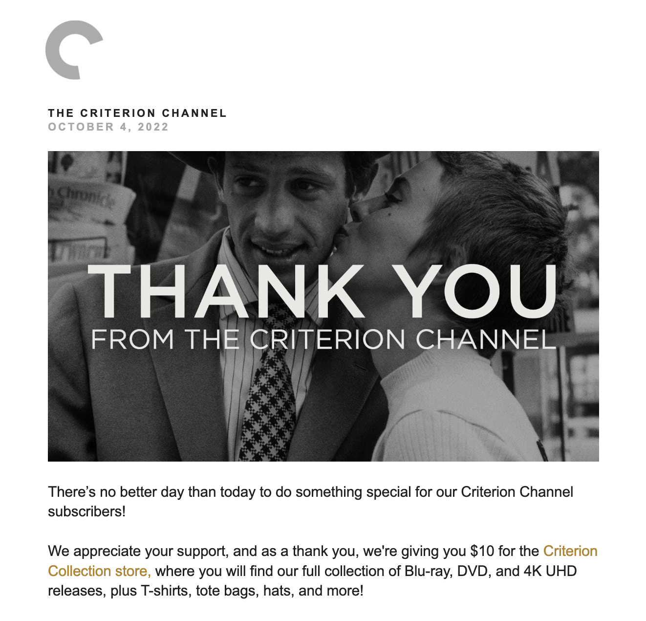 criterion channel promo code