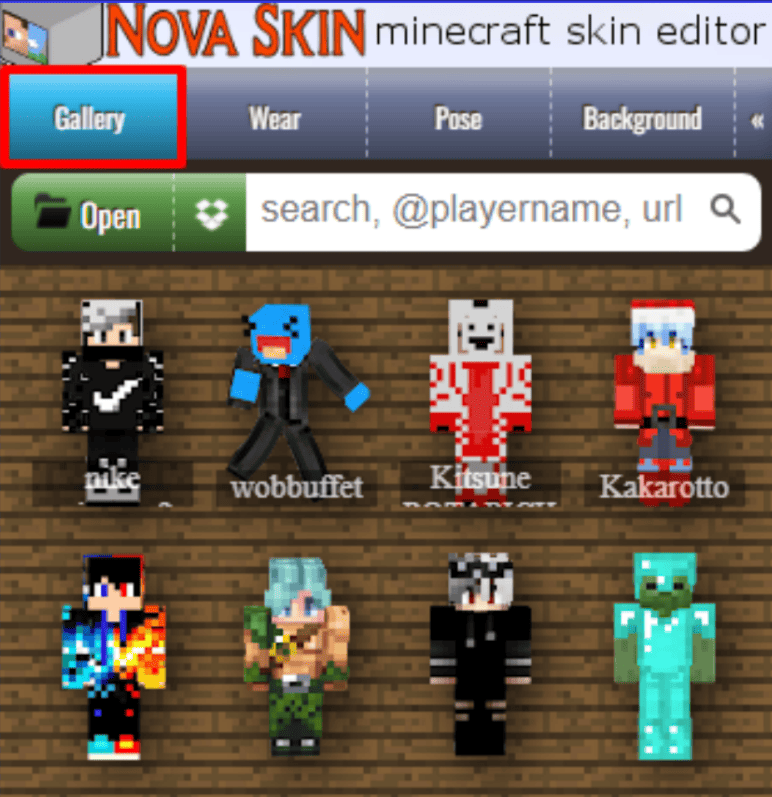 skin editor nova skin