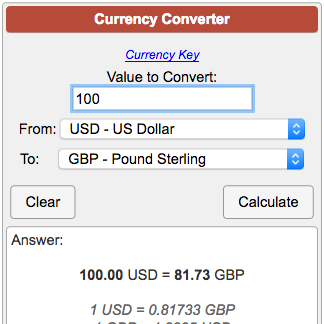 currency converter us dollars to sterling