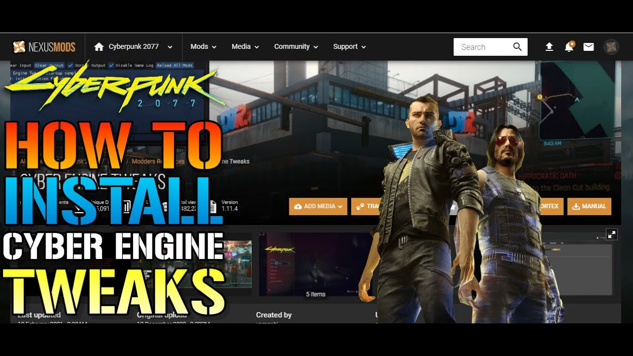 cyber engine tweaks cyberpunk