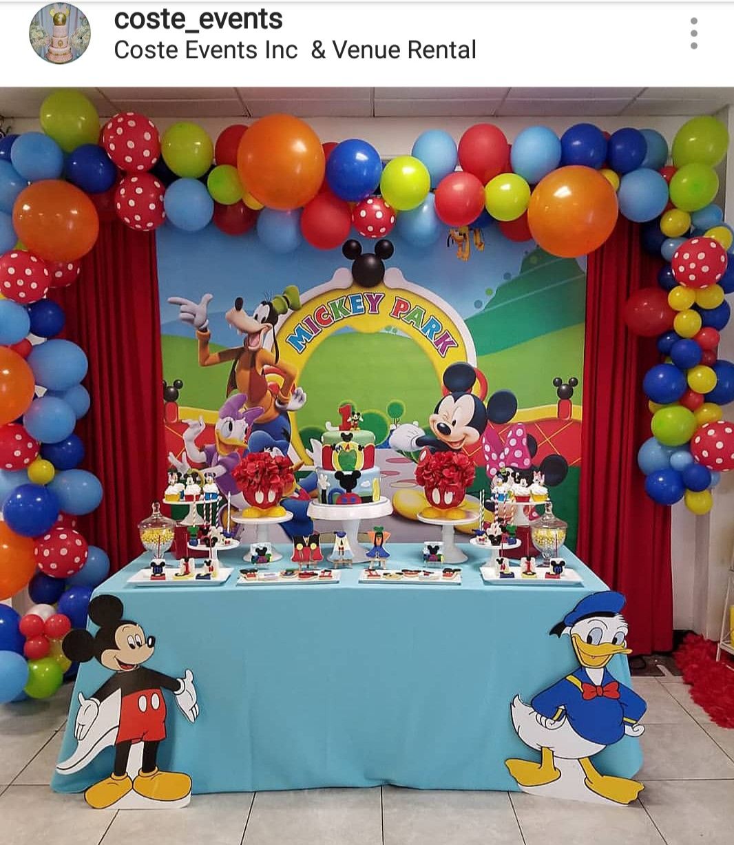 mickey mouse birthday party decorations