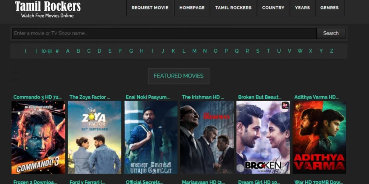 tamilrockers unblock site