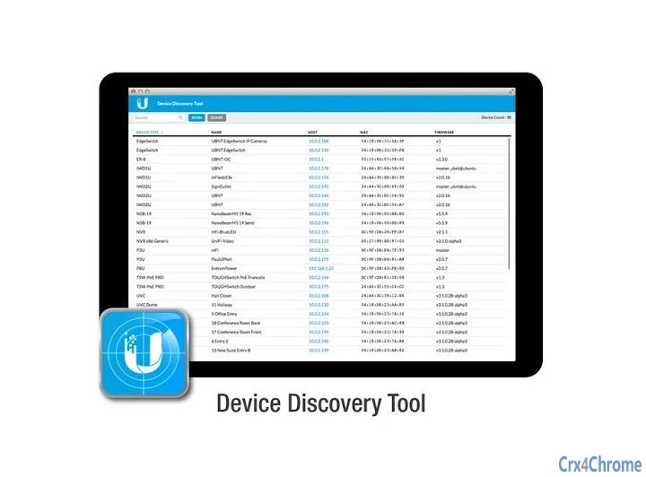 ubiquiti chrome app