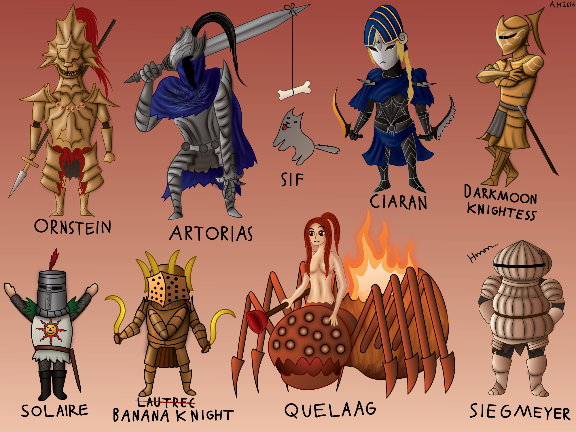 dark souls 1 characters