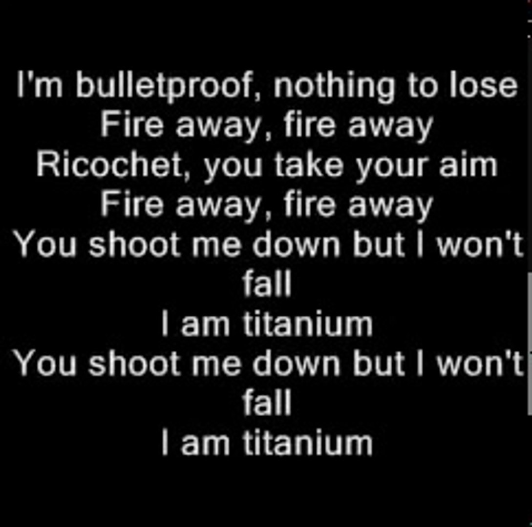 david guetta titanium lyrics