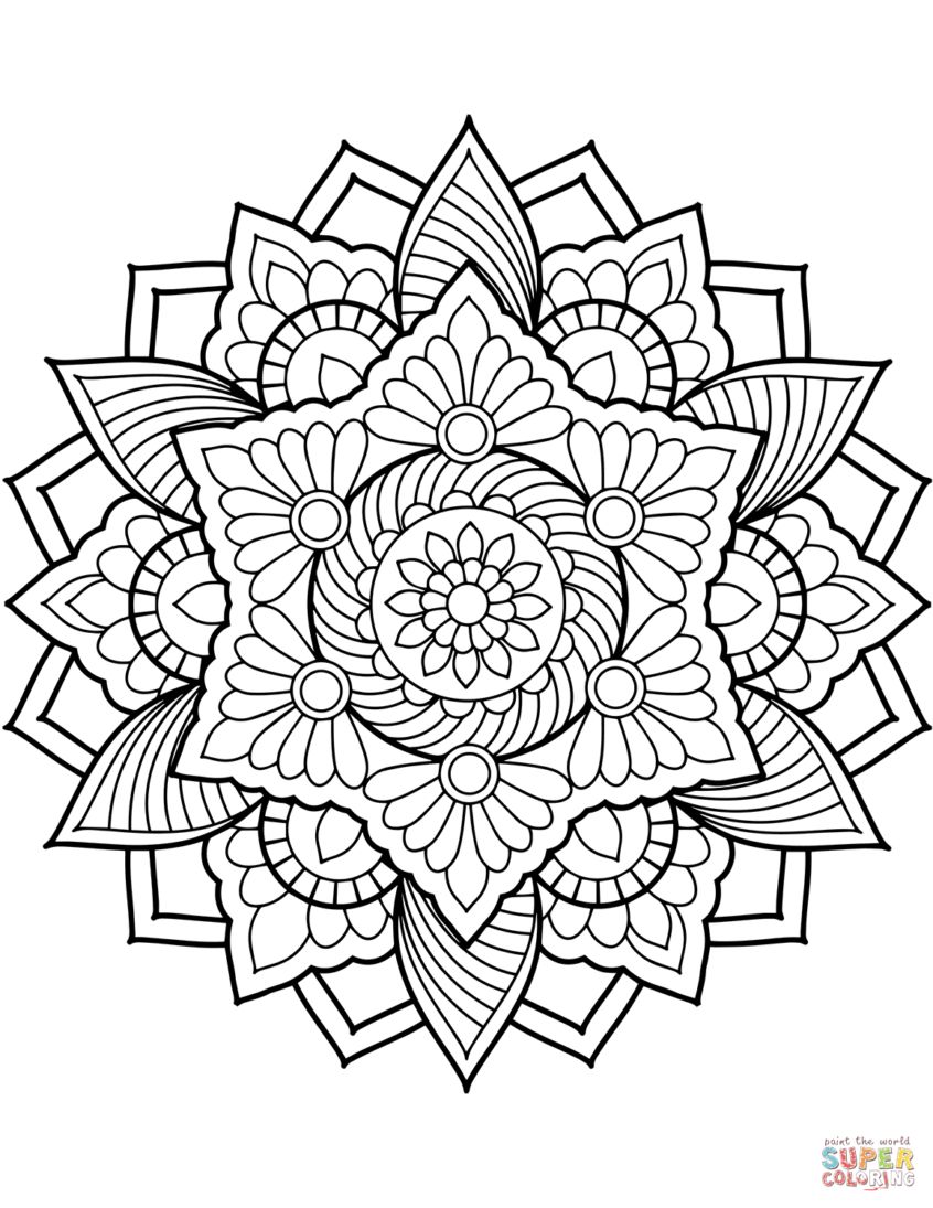 mandalas coloring