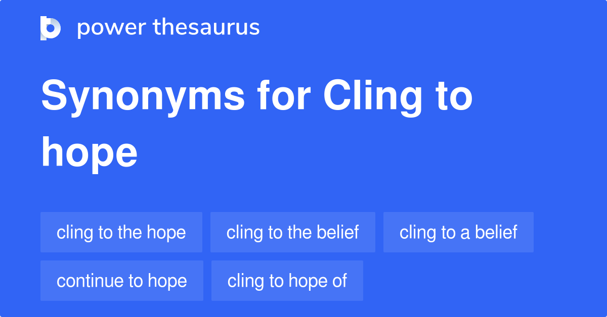 cling thesaurus