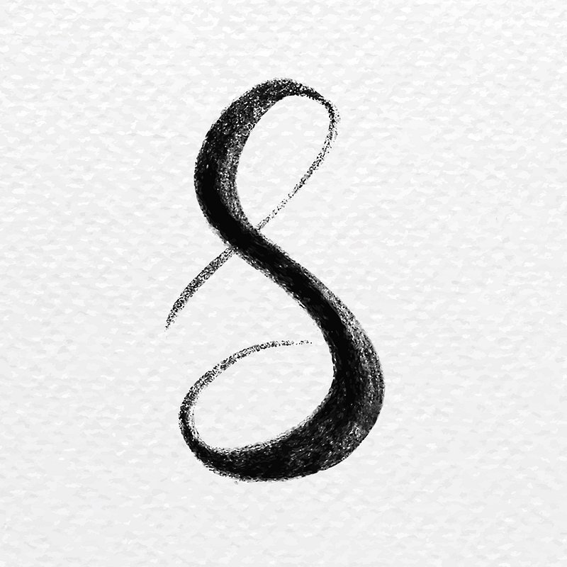 s calligraphy font