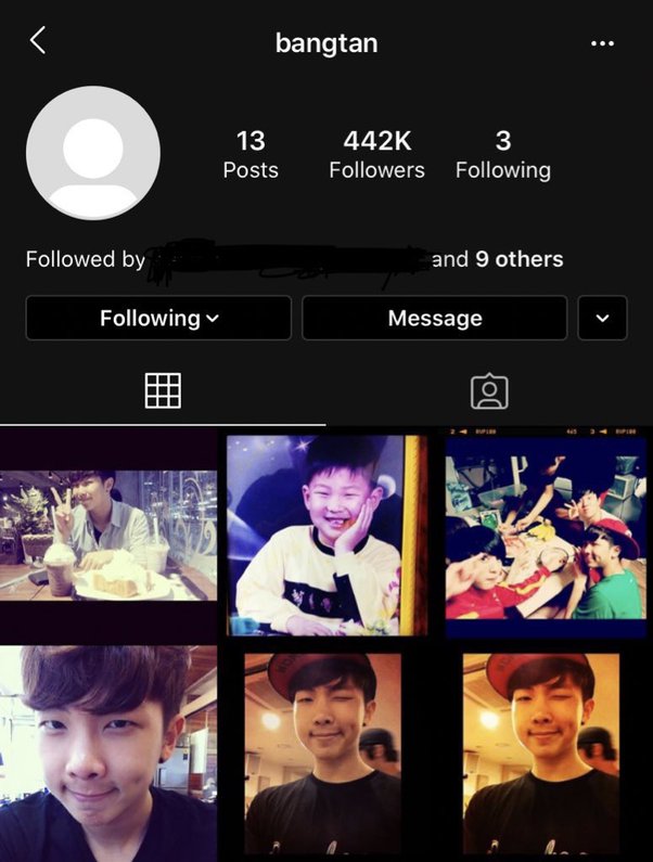 bts individual instagram accounts