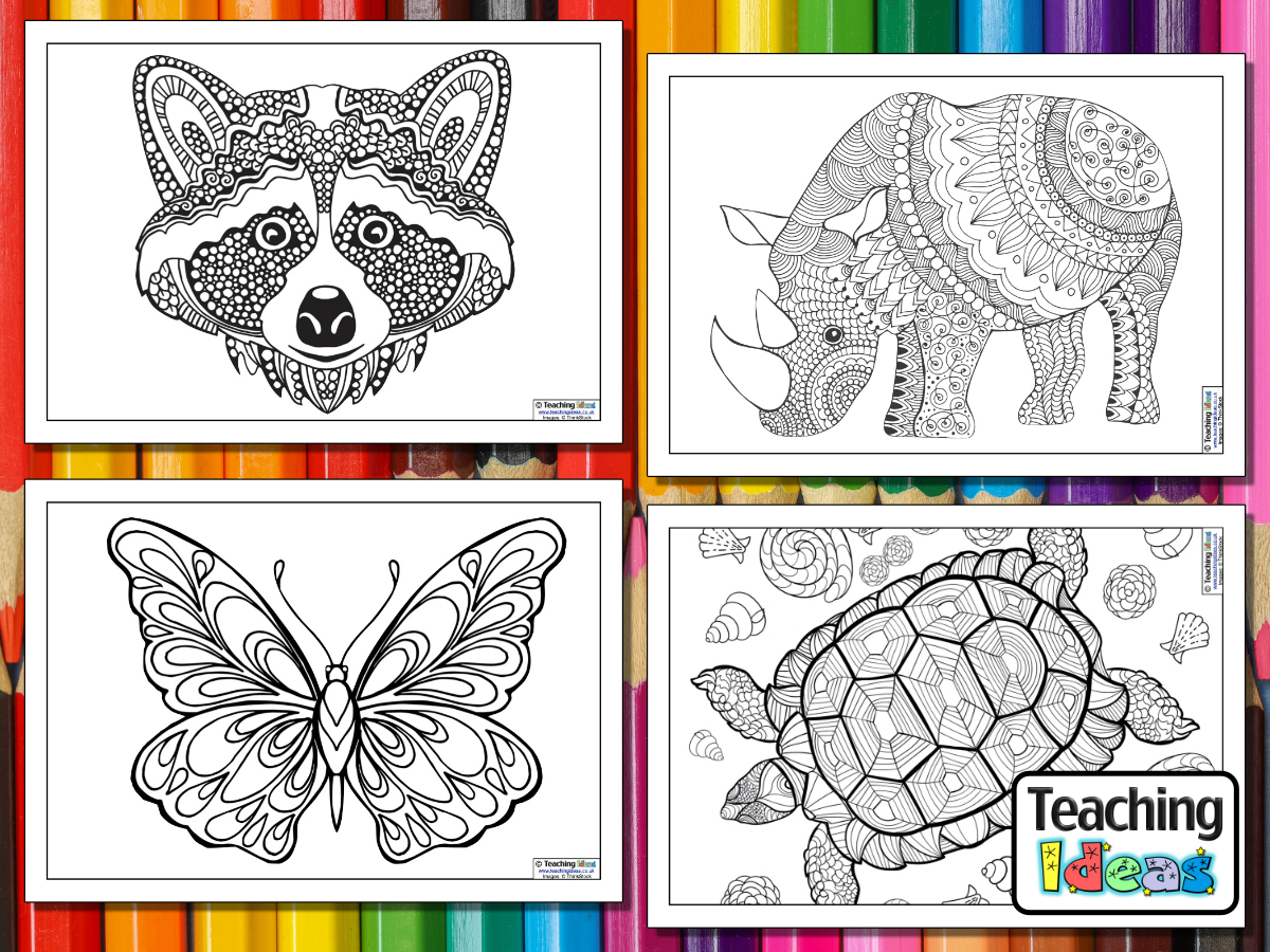 printable mindfulness colouring