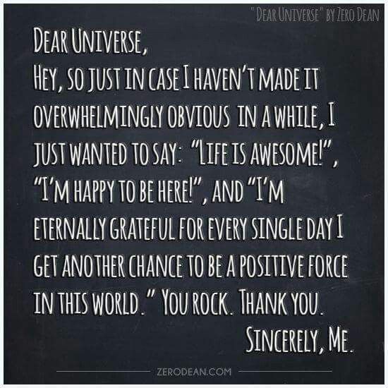 dear universe quotes