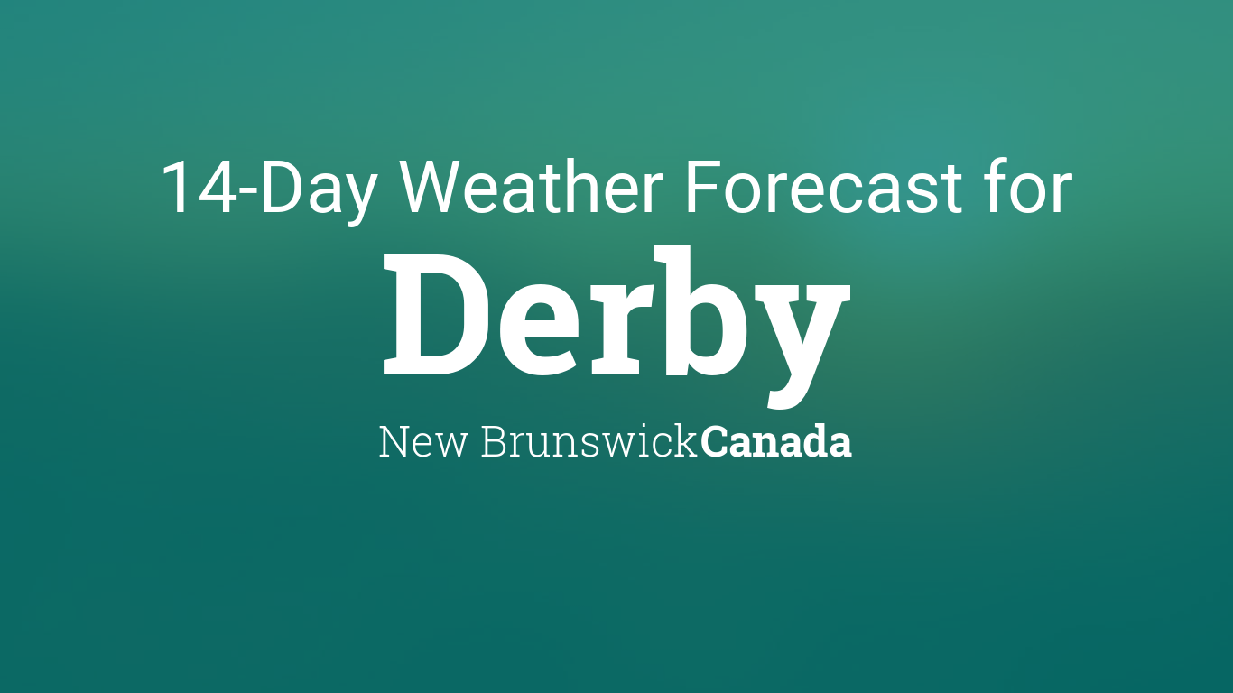 derby weather forecast 14 days