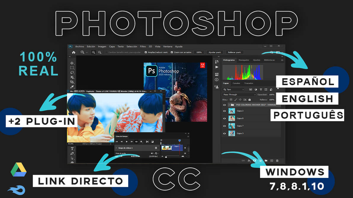 descargar photoshop cc 2019 portable 64 bits