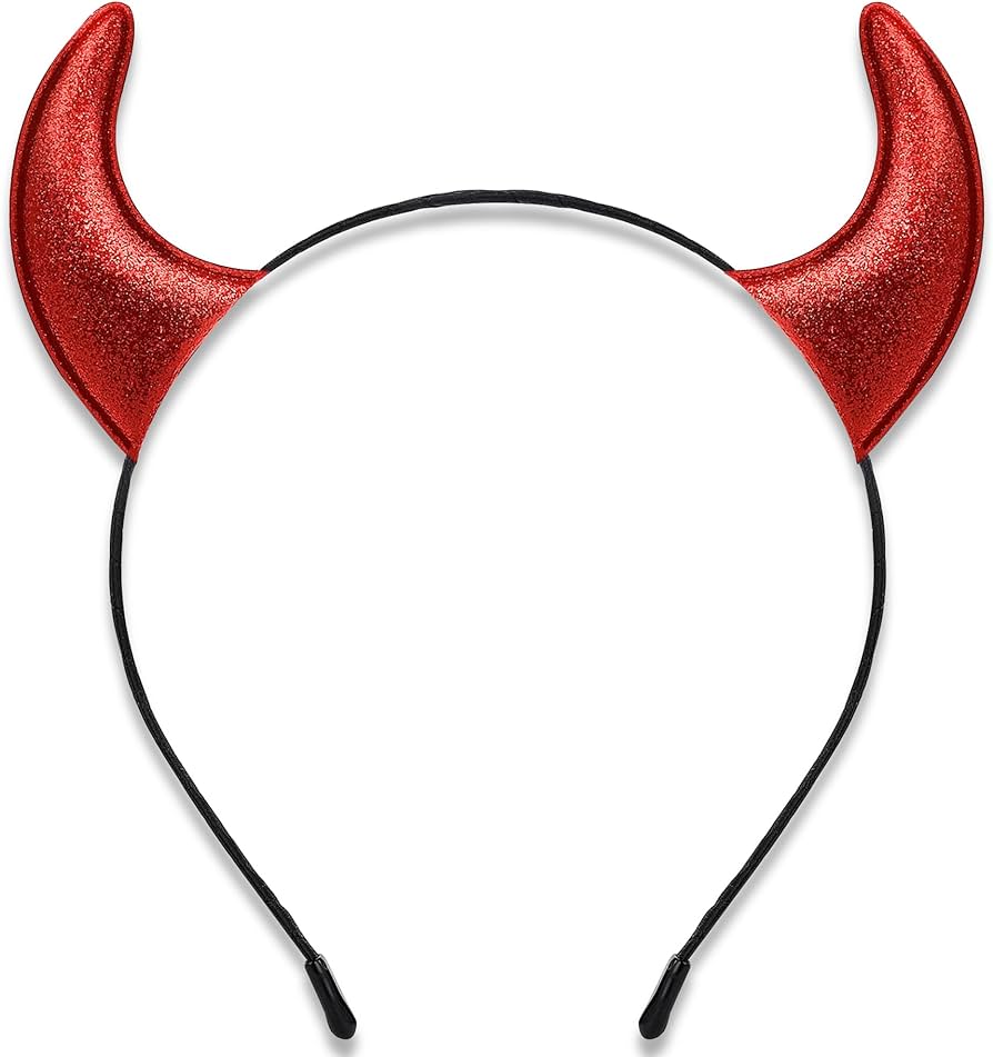 devil horns headband