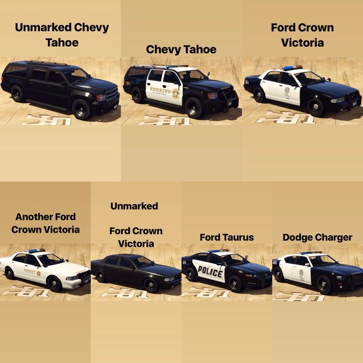 gta police vehicles