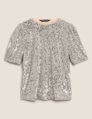 sequin tops marks and spencer