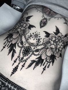 tattoos for womens stomach