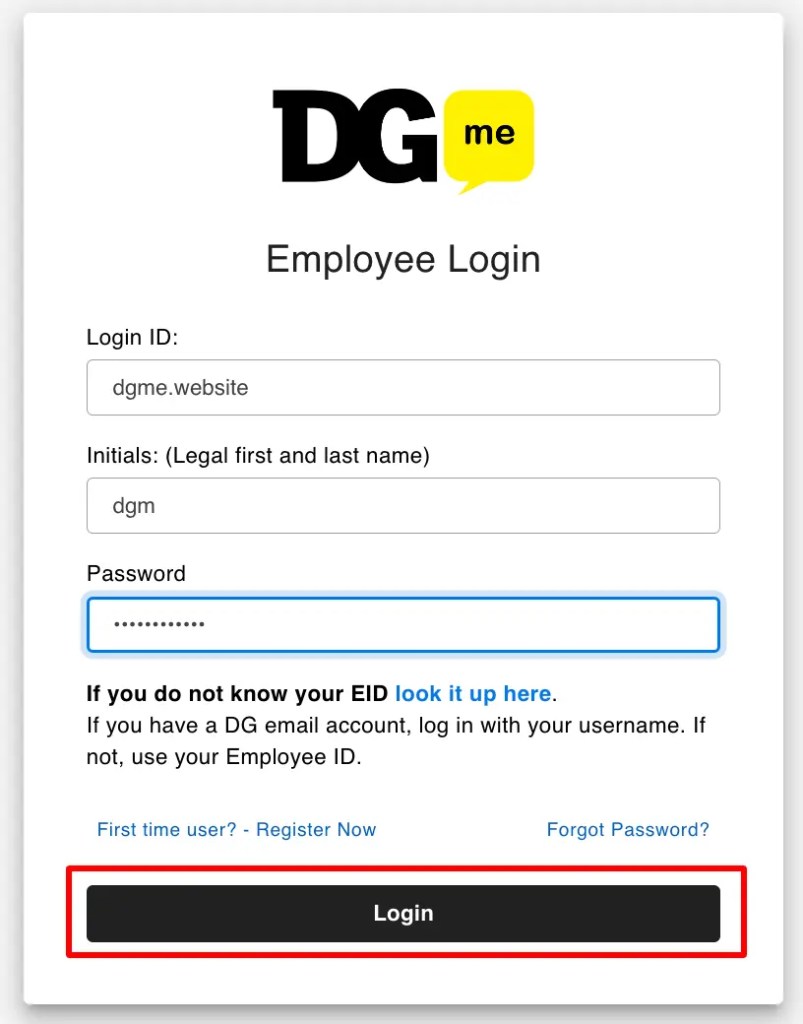 dgme paystub portal login