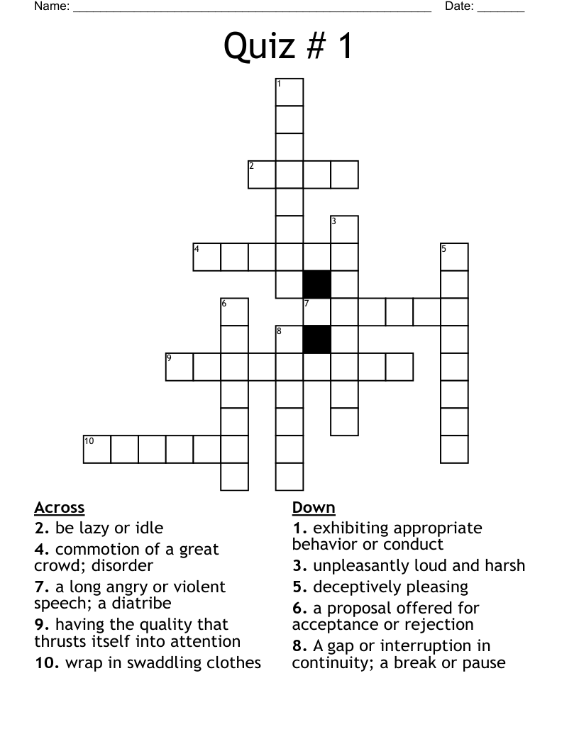 diatribe crossword