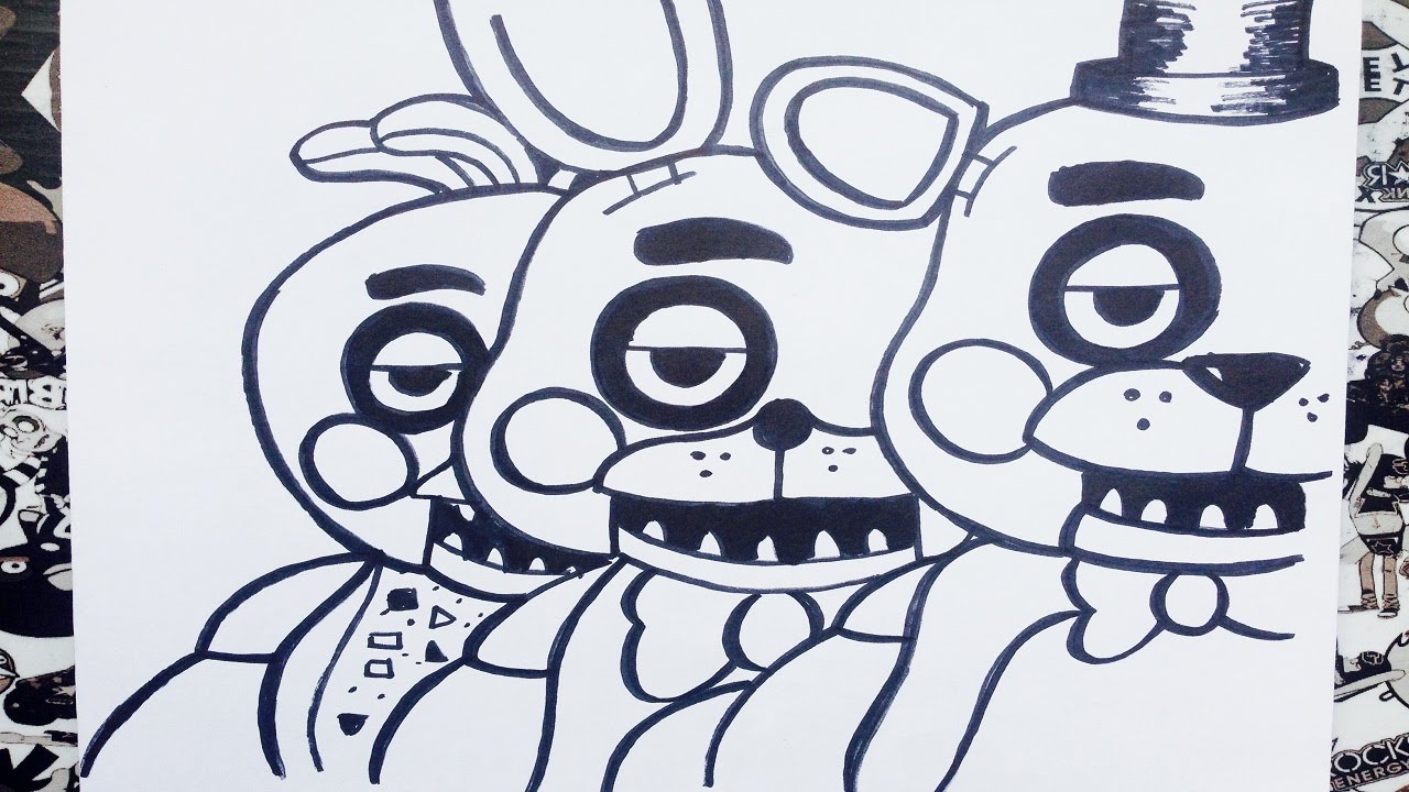 dibujos five nights at freddys