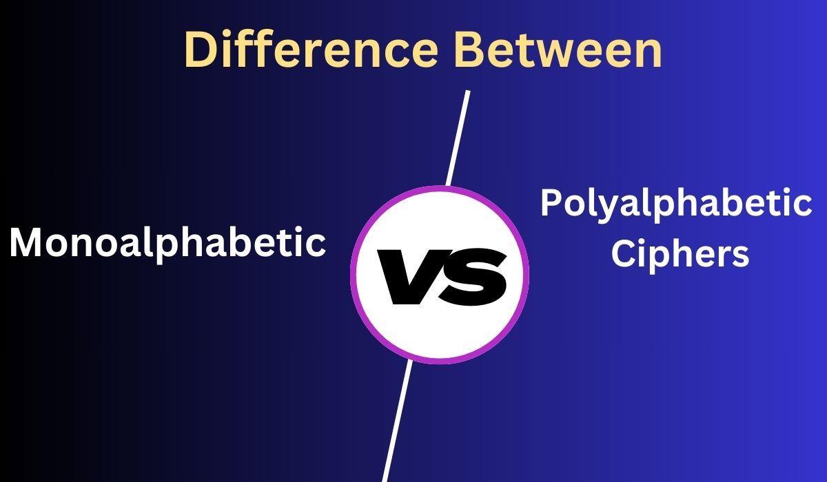 difference between monoalphabetic and polyalphabetic cipher