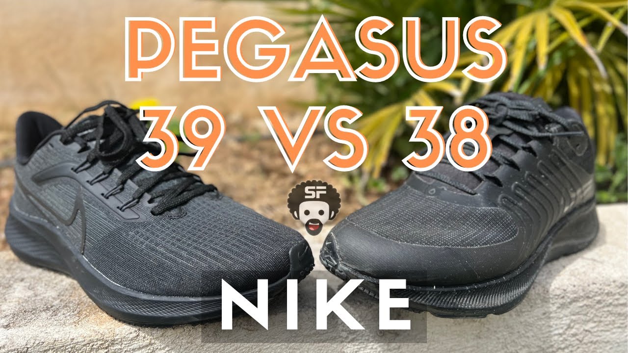 difference between nike pegasus 38 and 39