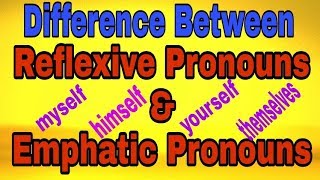 difference between reflexive and emphatic pronoun in hindi