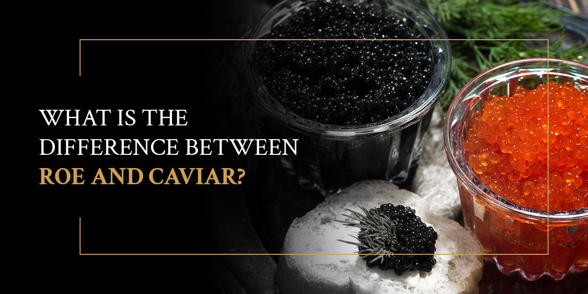 difference between roe and caviar