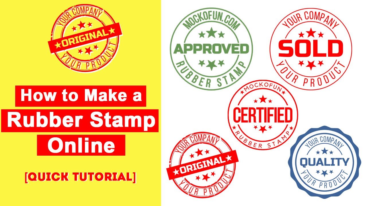 digital rubber stamp maker online