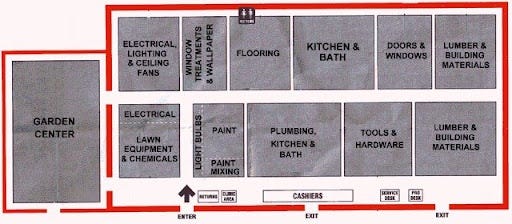 directions home depot