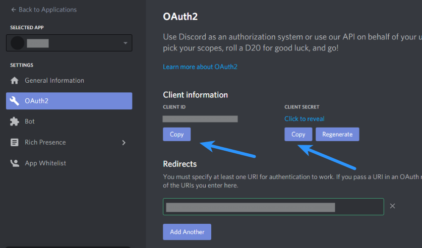 discord bot client