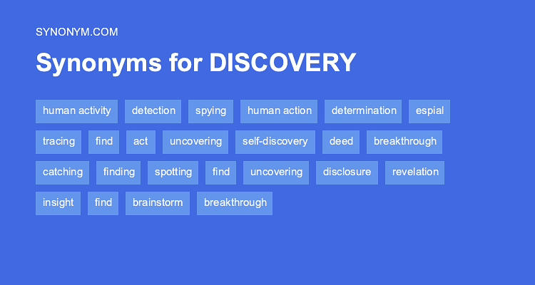 discover synonyms in english