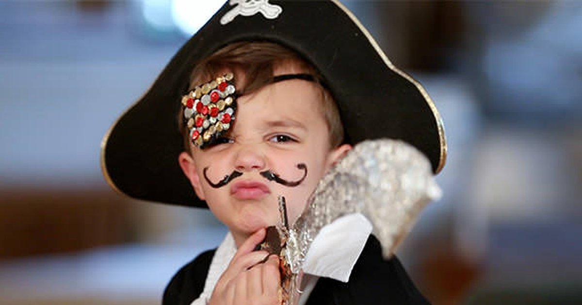 disfraz de pirata para niño casero